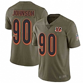 Nike Bengals 90 Michael Johnson Olive Salute To Service Limited Jersey Dzhi,baseball caps,new era cap wholesale,wholesale hats